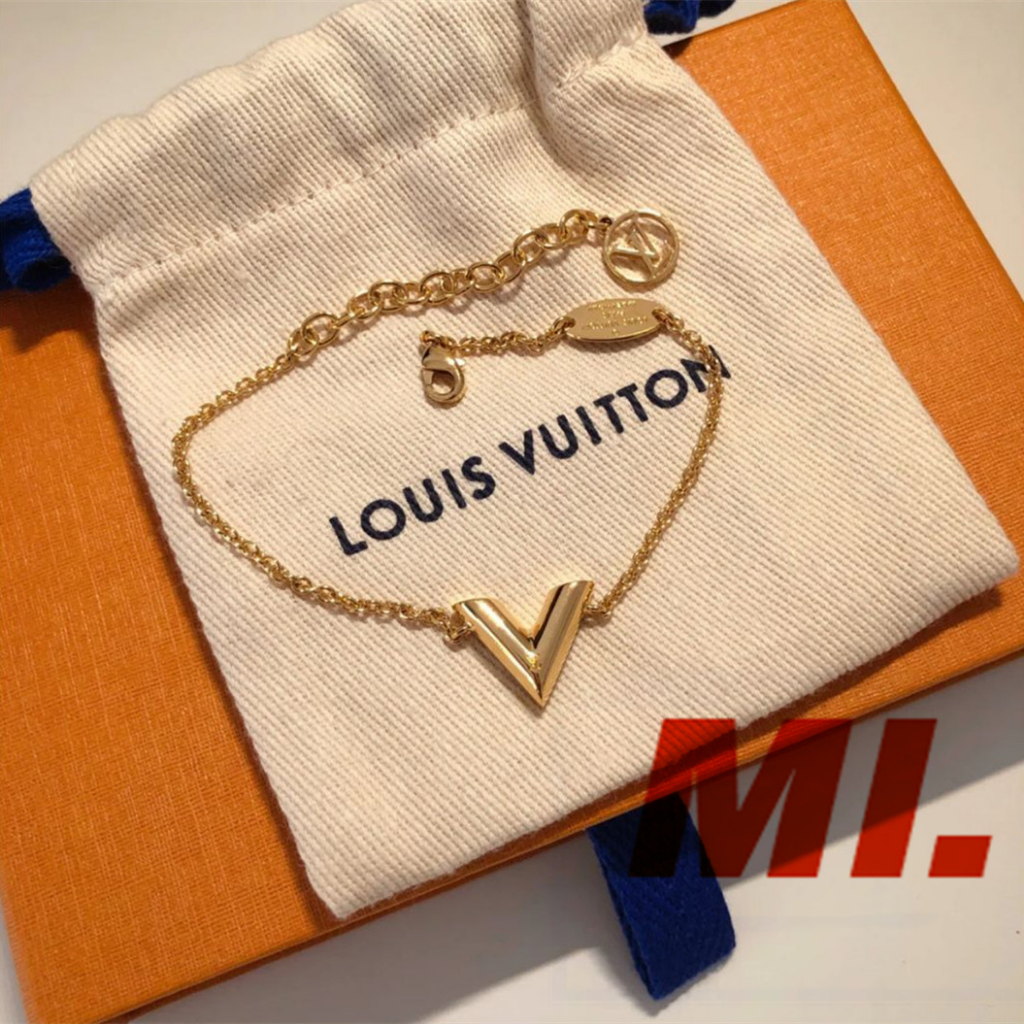 Shop Louis Vuitton Lv chain links bracelet (M69989, M69988) by