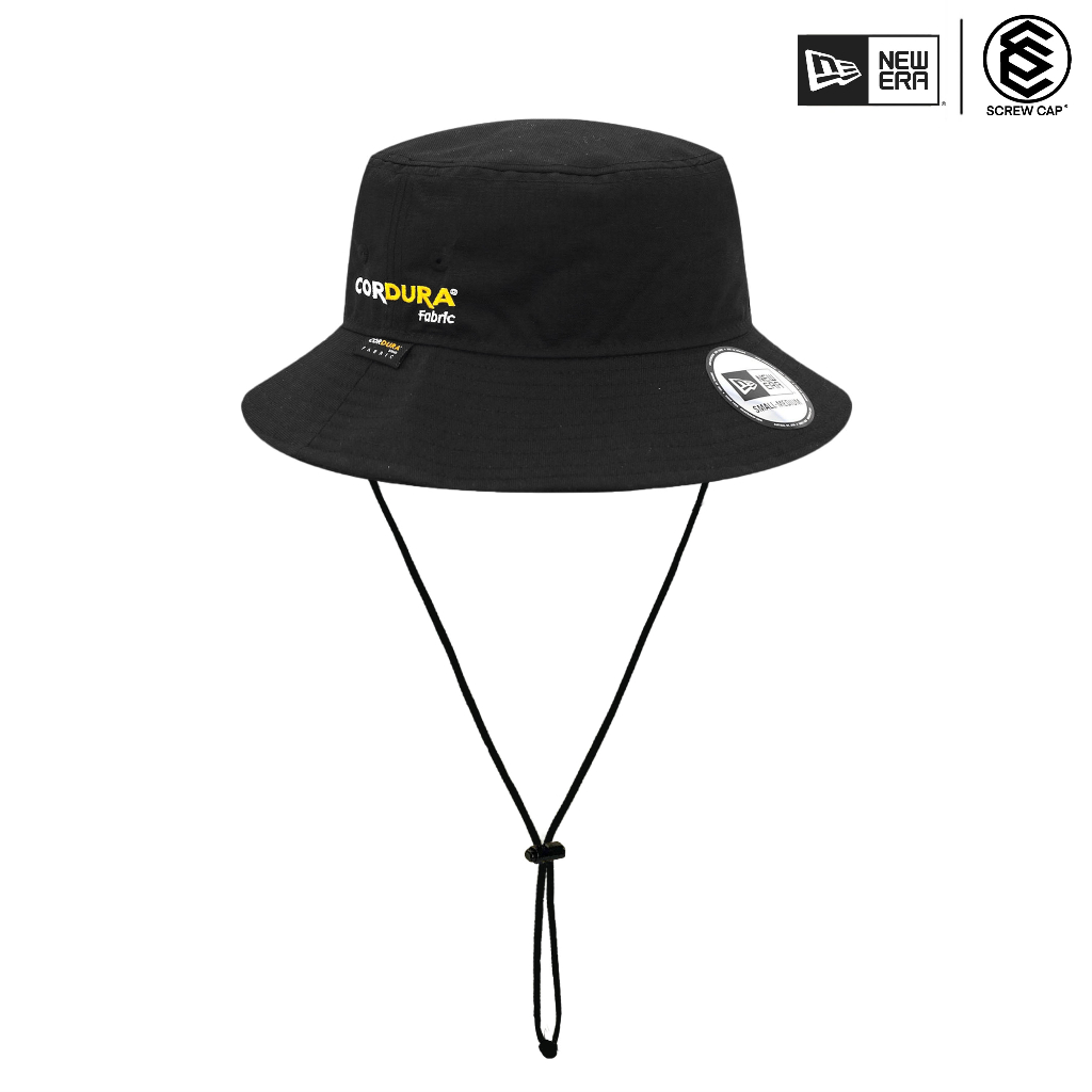 NEW ERA 探險帽CORDURA系列防撕裂黑掛繩漁夫帽探險帽⫷ScrewCap 