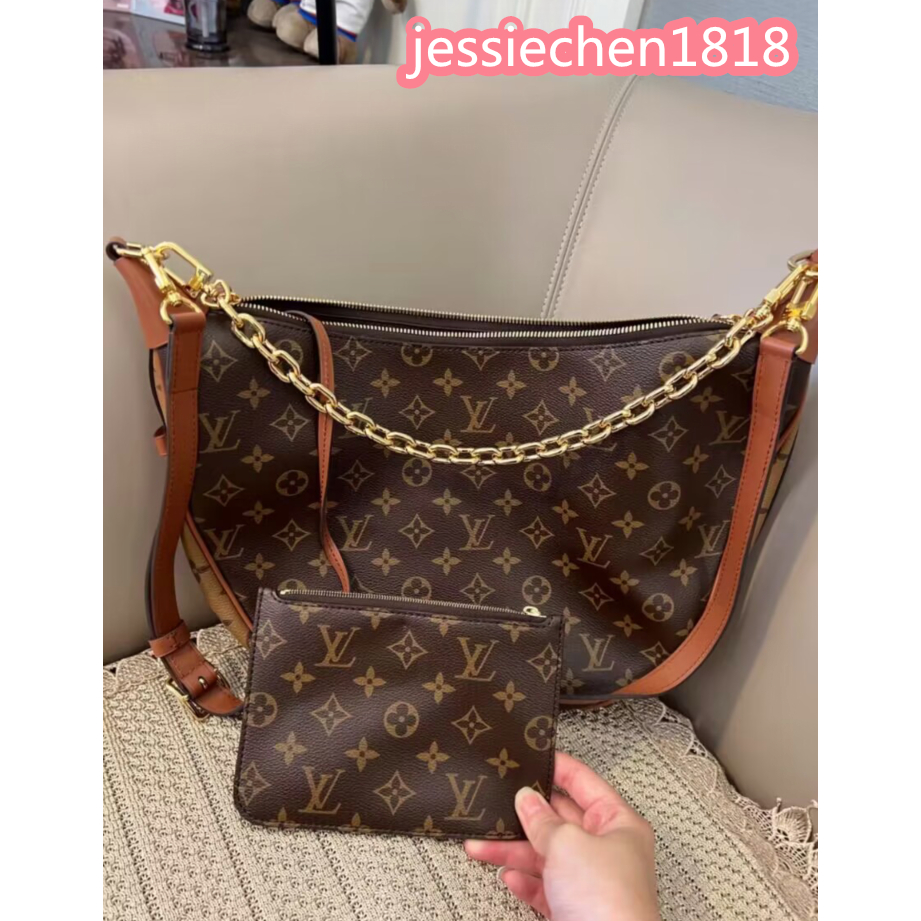 Replica Louis Vuitton Loop Bag In Grey Monogram Denim M21752 Fake