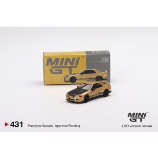 小玩家+ MINI GT #431 Nissan GT-R VR32 Top Secret金色日本限定版右駕