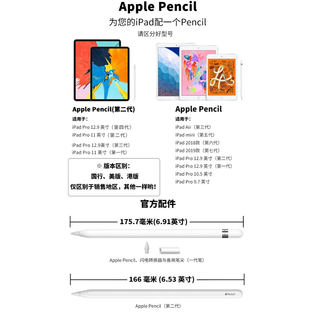 【桃永通訊】全新未拆封進口 全新 Apple Pencil 2 二代 支持彈窗 蘋果觸控筆 IPad Pro