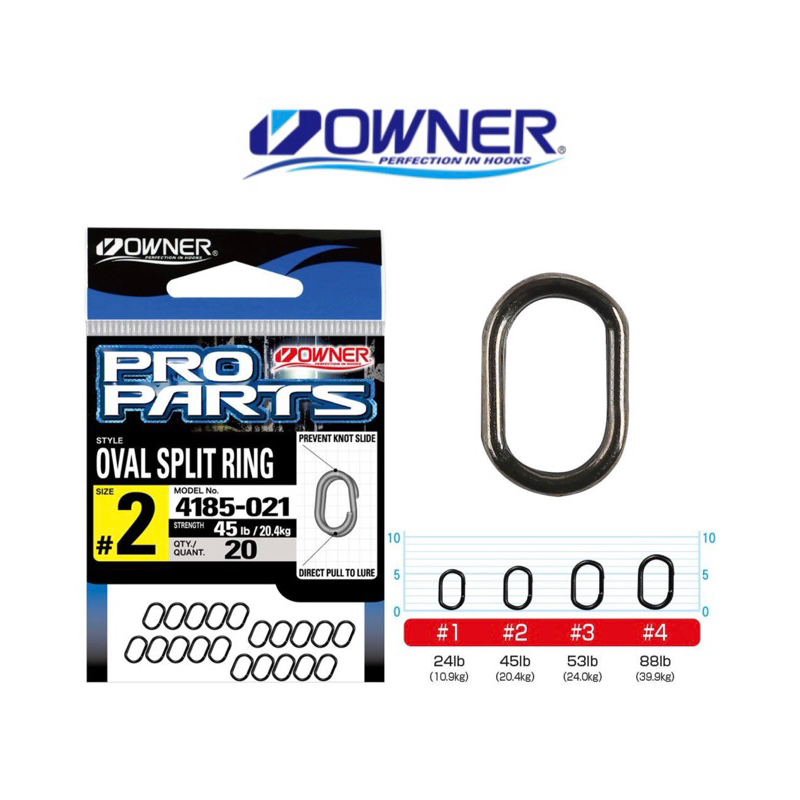（拓源釣具）OWNER PRO PARTS 4185-021 橢圓形路亞環 路亞環 | 蝦皮購物