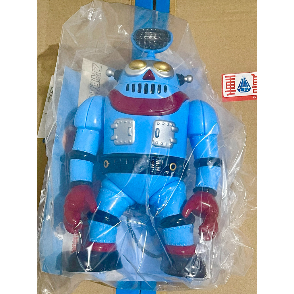 ZHENG ZHENG MONSTER SAMSON ROBOT 藍紅昭和機器人SOFUBI | 蝦皮購物