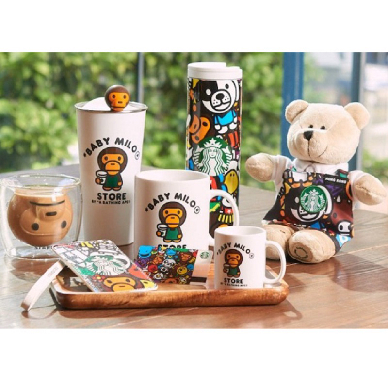 香港スターバックス限定 BABYMILO コラボ エイプ ベアリスタ