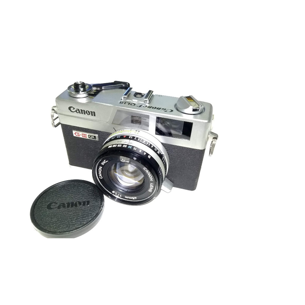 CANON Canonet QL19 G-III 45mmF1.9大光圈手動對焦底片機| 蝦皮購物