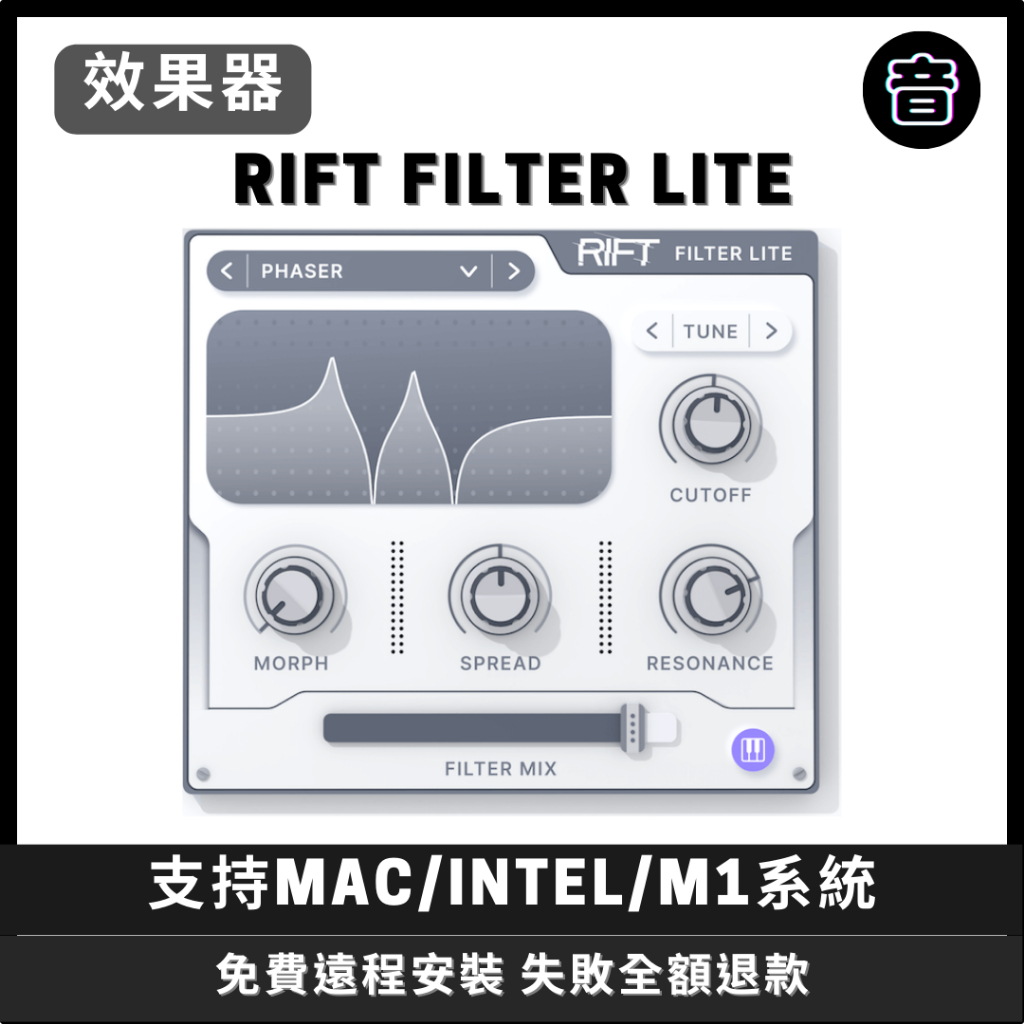 Rift Filter Lite 濾波器｜Minimal Audio｜Mac｜濾波效果器 編曲效果器 | 蝦皮購物