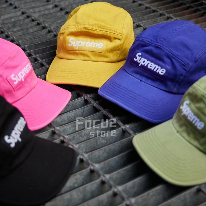 Focus Store】 現貨Supreme 23SS Washed Chino Twill Camp Cap 帽子