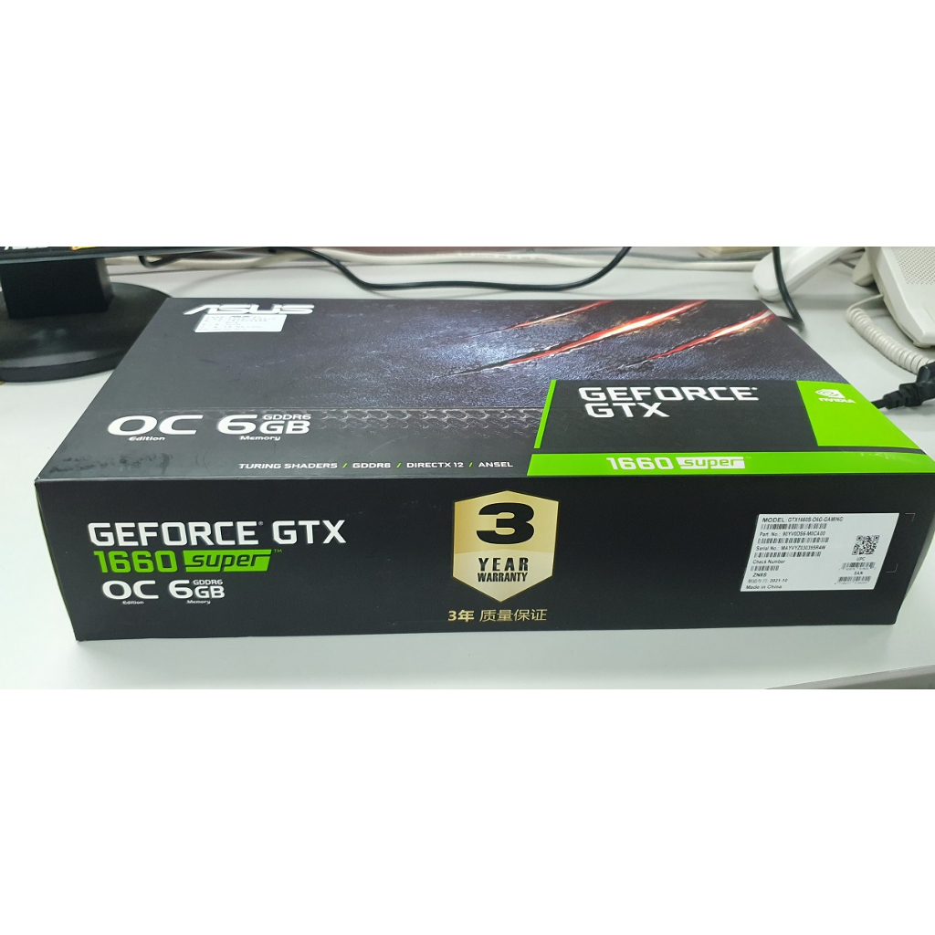 ASUS GTX1660S-O6G-GAMING | 蝦皮購物