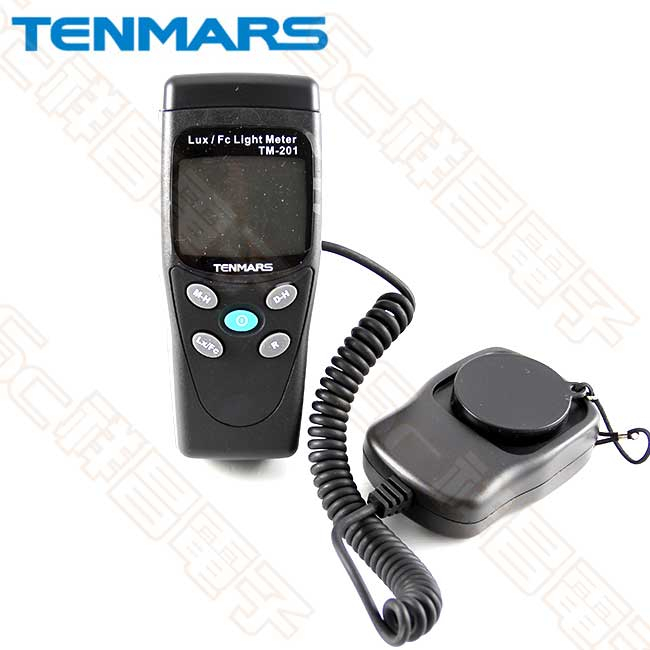 祥昌電子】TENMARS 泰瑪斯TM-201 數位照度計照度計測光儀光度計光度儀 