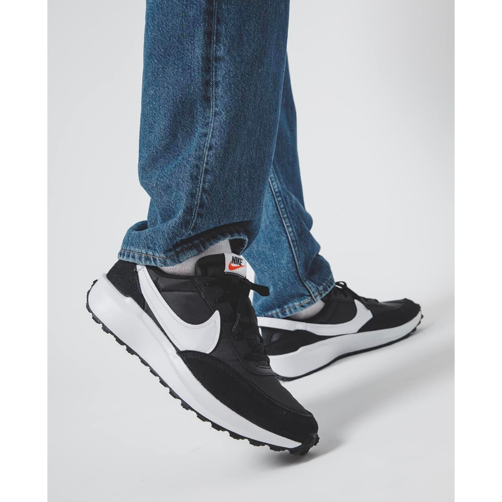 ☆CHIN代購☆NIKE 男女 WAFFLE DEBUT 黑 白 輕量 穿搭 DH9523 DH9522-001 現貨 | 蝦皮購物