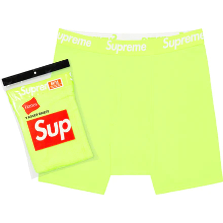 日貨代購CITY】Supreme HANES BOXER BRIEFS LOGO 內褲黑白粉紫單件一包