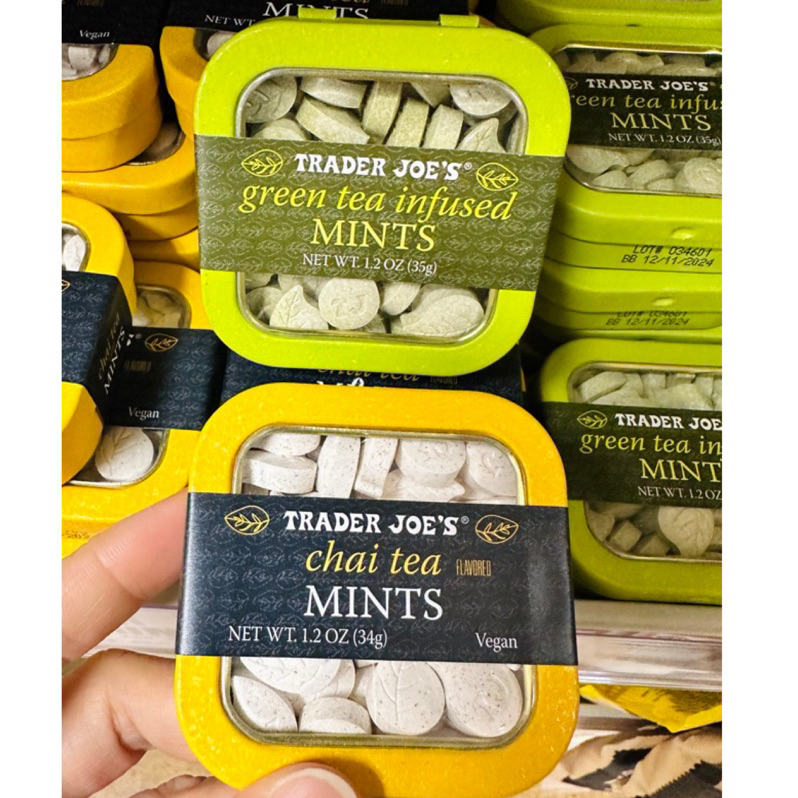 【Star代購】Trader Joe’s Green Tea mints 綠茶薄荷糖 薄荷糖 綠茶糖 抹茶口味 蝦皮購物