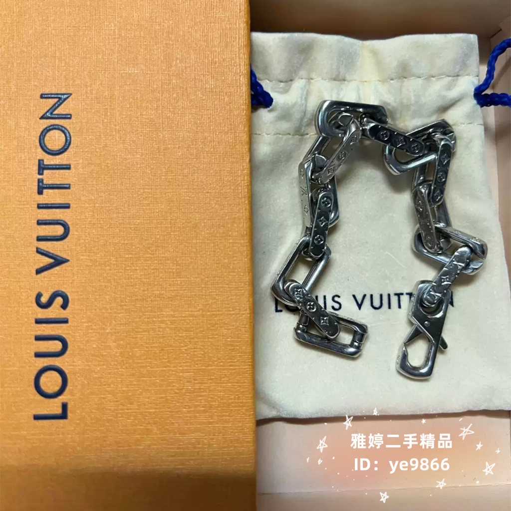 Shop Louis Vuitton Lv chain links bracelet (M69989, M69988) by design◇base