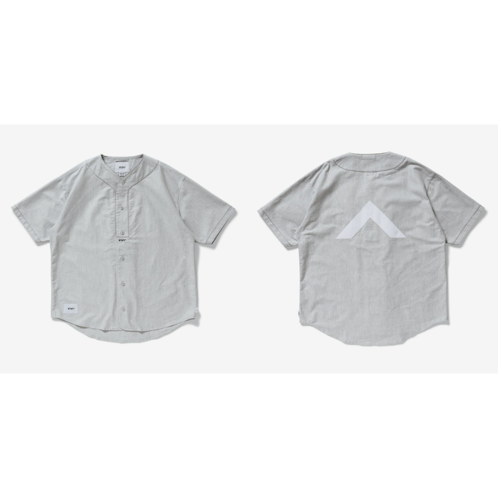 AllenTAPS】WTAPS 21SS LEAGUE / SS / COTTON. OXFORD 短袖襯衫棒球衫