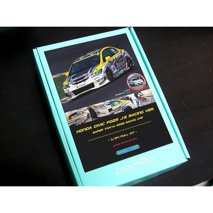 【傑作坊】現貨一組 ZoomOn Z037 1/24 Honda Civic FD2R J's Racing 樹脂套件 | 蝦皮購物