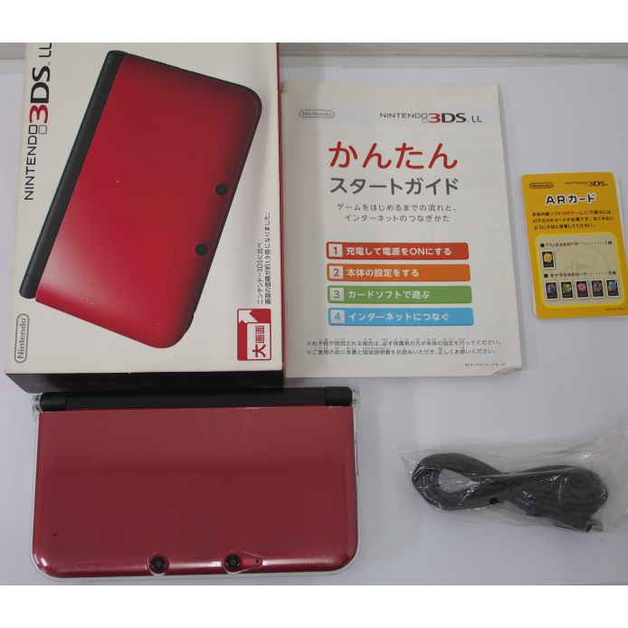 崴勝3C] 盒配齊二手Nintendo 3DS LL 主機可改機N3DS 3DS (含充電