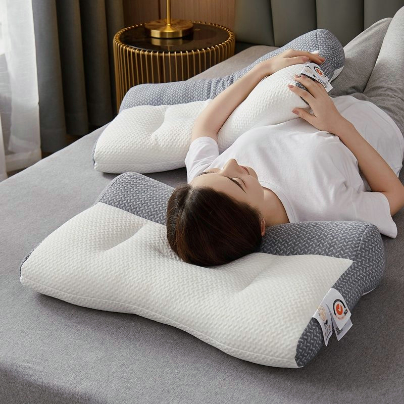 人気が高い 頸椎メモリーフォーム枕 首の輪郭サポート枕 横向き寝