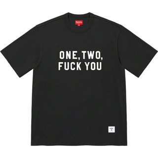SUPREME SS23 One Two Fuck You S/S Top 短T (黑色) 化學原宿