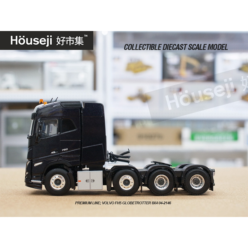 好市集》《現貨》1/50 WSI VOLVO FH5 GL 8x4 富豪拖車模型卡車模型04