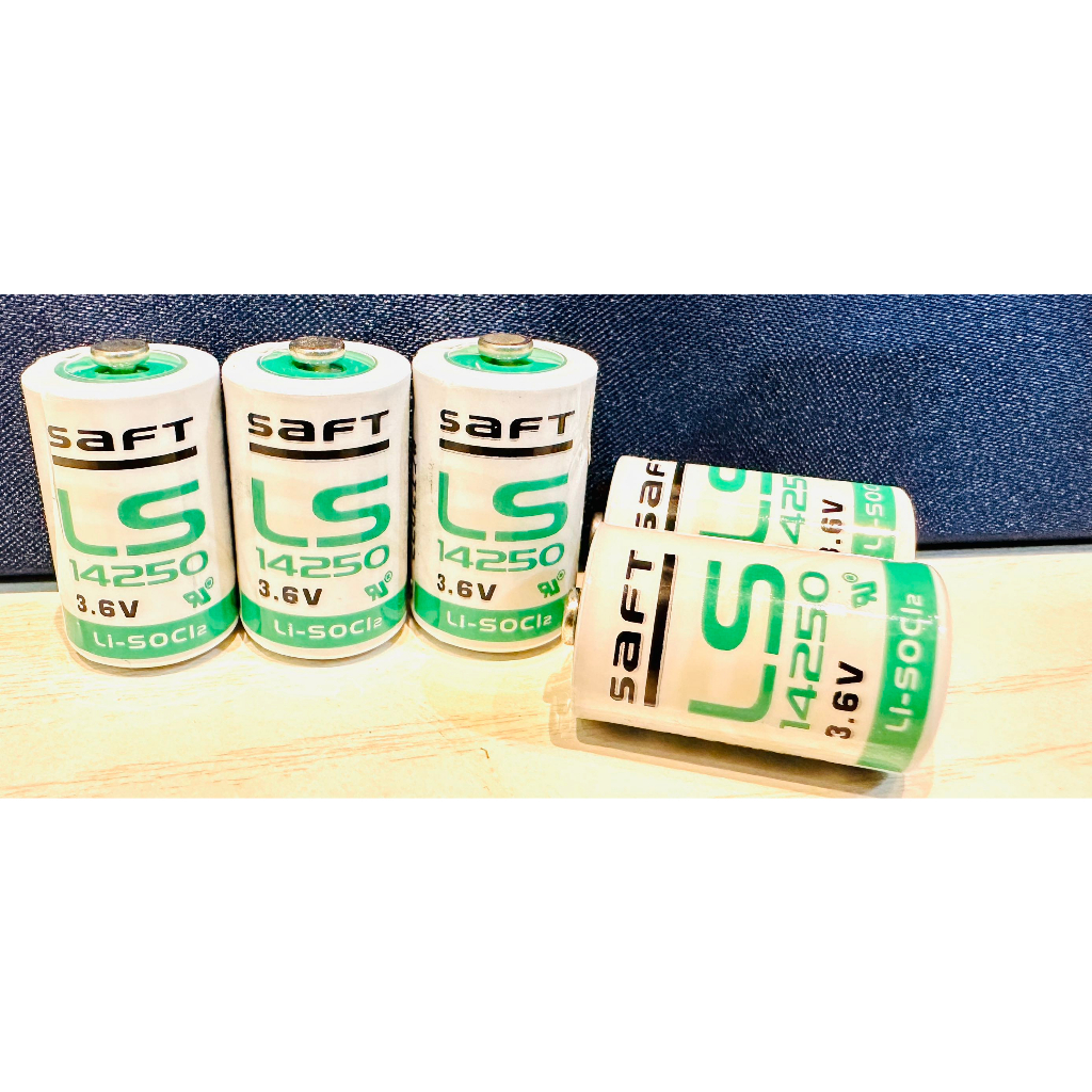 SAFT原廠正品 LS14250 1/2 AA-SIZE 3.6V-1.2AH 一次性鋰電池 | 蝦皮購物