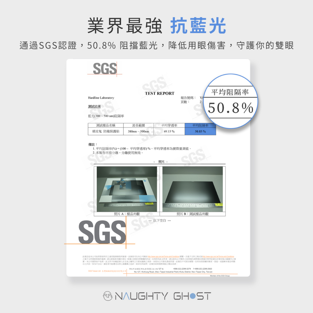NAUGHTY GHOST 可拆式防窺 2019 iPad mini 5 (7.9 吋) 抗藍光保護貼