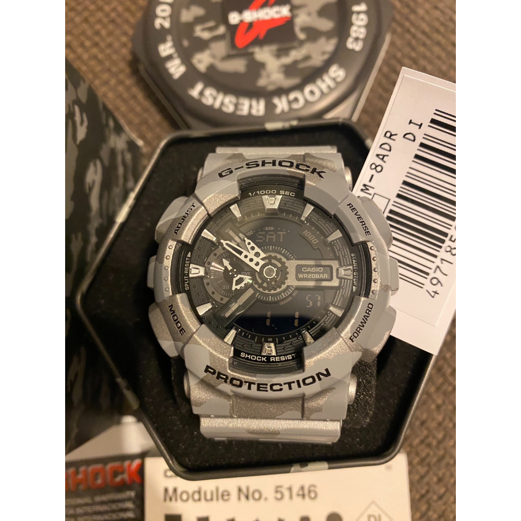 自有收藏品 CASIO G-SHOCK GA-110-CM-8ADR 迷彩