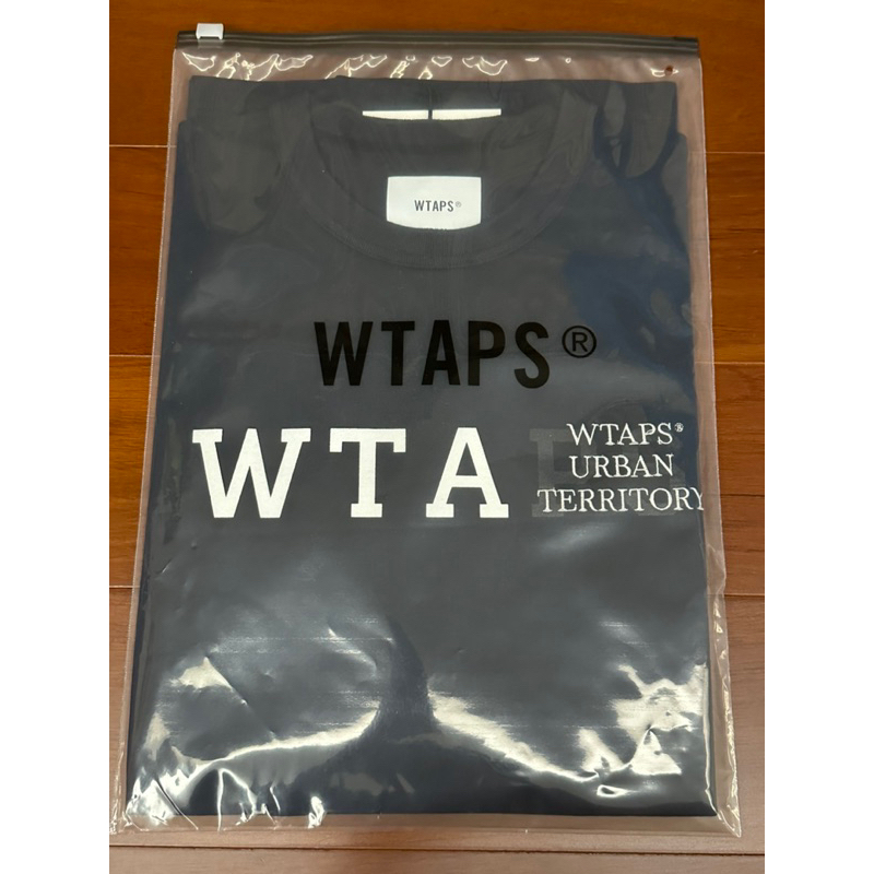 全新現貨深藍L號23SS WTAPS DESIGN 01 / LS / COTTON. COLLEGE