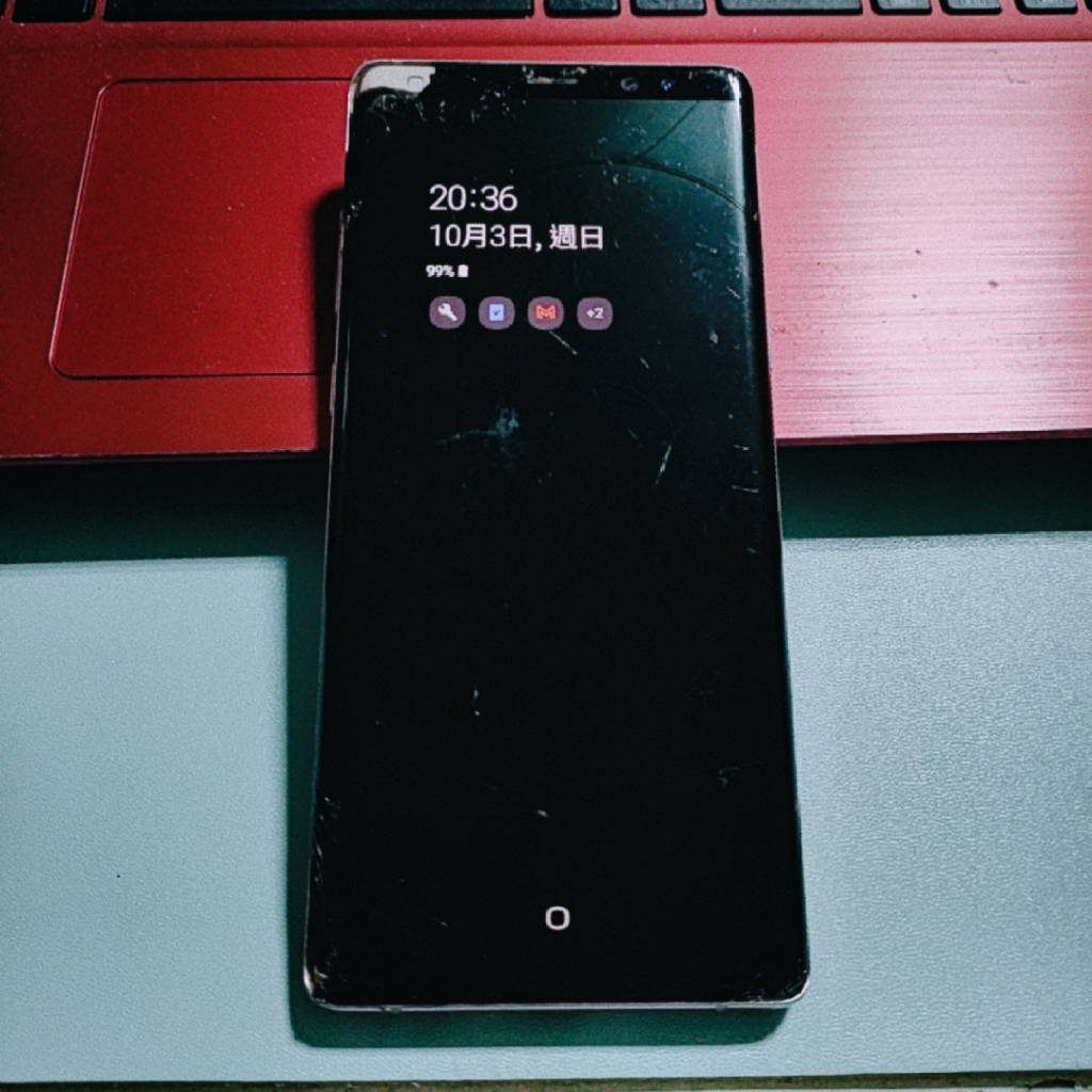 Samsung NOTE 8 N950F 螢幕破 故障 零件機 | 蝦皮購物