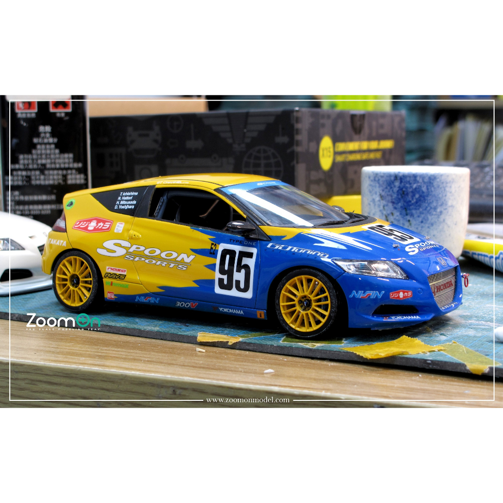 傑作坊】ZoomOn Z047 1/24 Honda CR-Z Spoon式樣改套| 蝦皮購物
