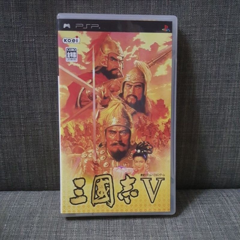 ➤最低價 正版遊戲 9成新➤純日版 SONY PSP 三國志 V 五 5