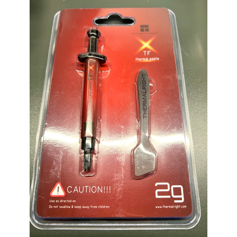 《現貨》Thermalright 利民 TFX 導熱係數 14.3w 2g 導熱膏 利民 另有TF9 TF8 | 蝦皮購物