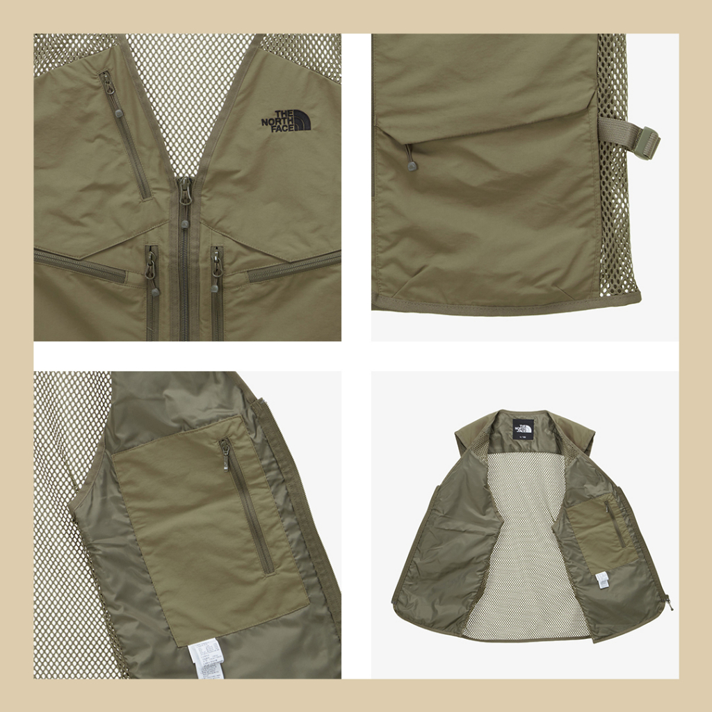 独特な 【送料無料】 Utility FACE NORTH 【極美品】THE Mesh M Vest