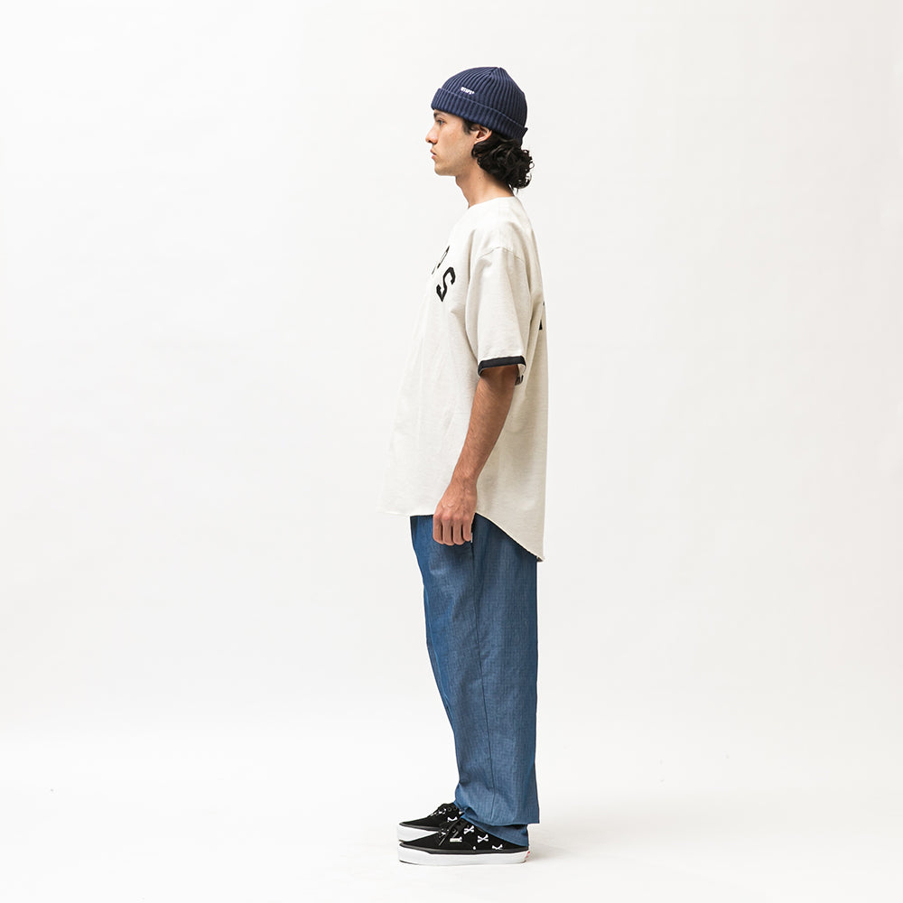 AllenTAPS】WTAPS 22SS LEAGUE / SS / COTTON. FLANNEL 短袖襯衫棒球衫