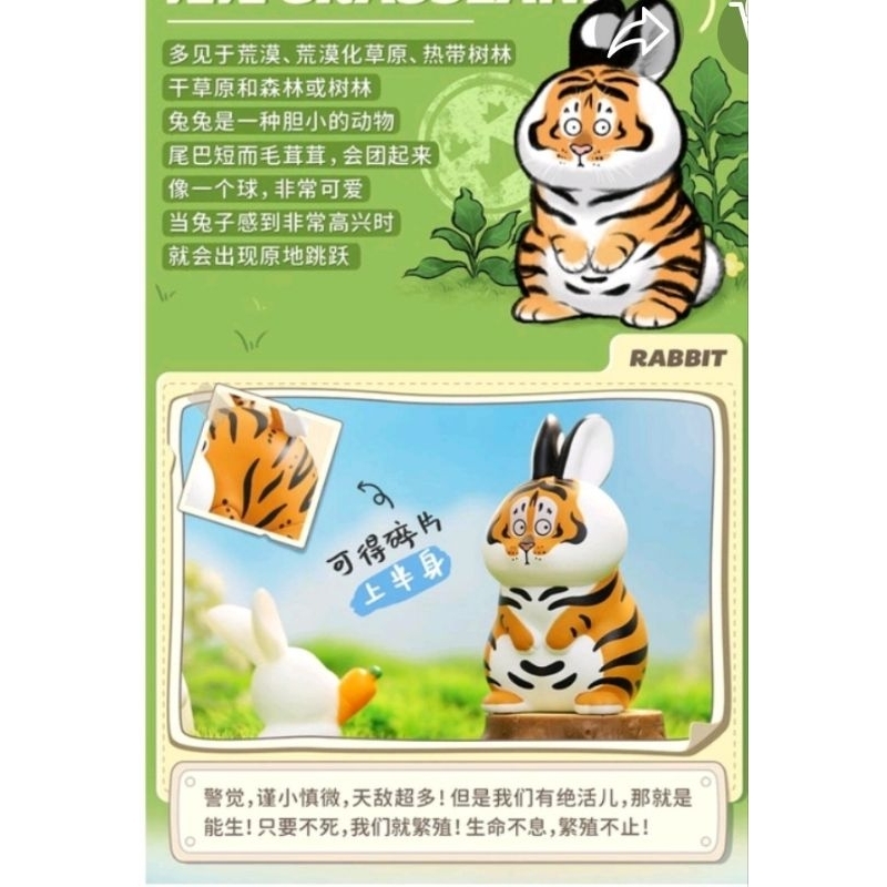 百變胖虎 2 我不是胖虎 兔兔 兔子 不二馬大叔 含碎片 4 上半身 | 蝦皮購物