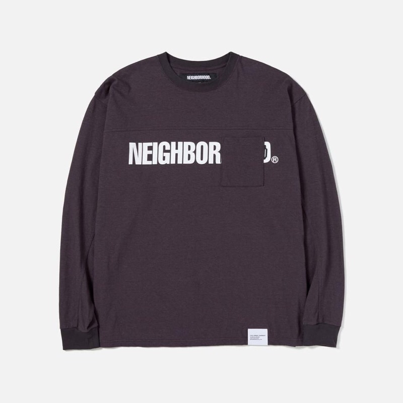 23SS NEIGHBORHOOD LOGO PRINT CREWNECK LS 全新正品NBHD | 蝦皮購物