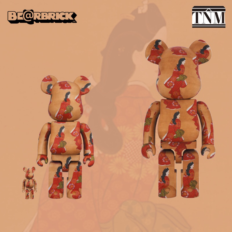 🖇️預購文🖇️ BE@RBRICK 東京国立博物館 菱川師宣「見返り美人図」 400％+100% & 1000%