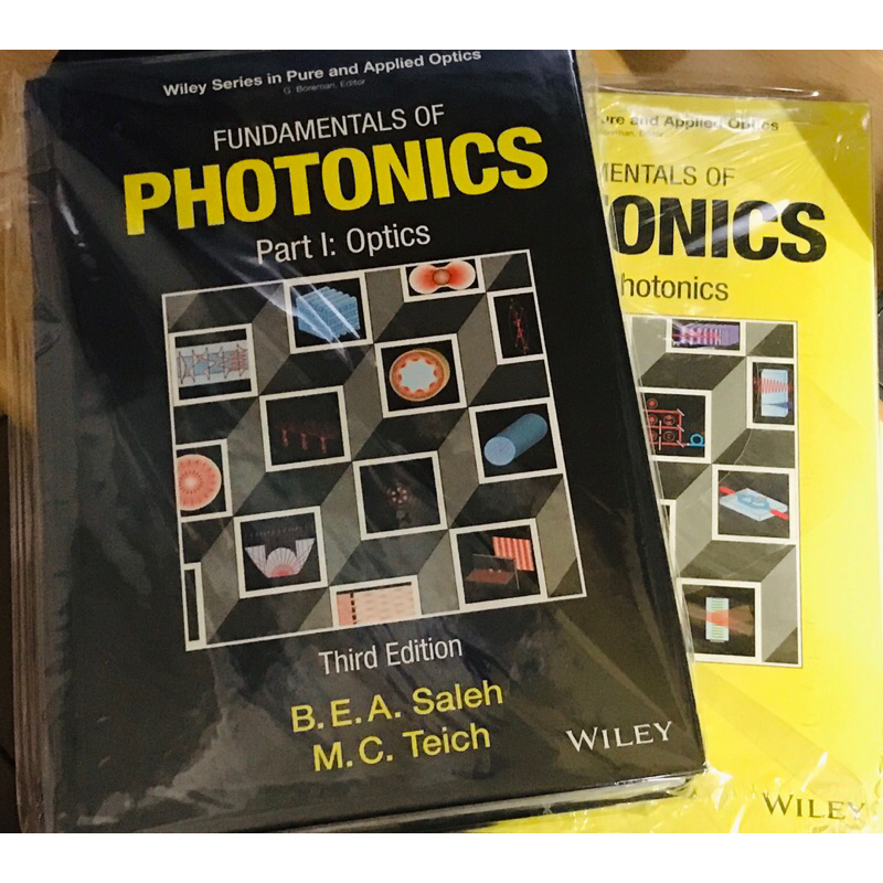 (自有書 近全新) Fundamentals of Photonics, 2 Volume Set, 3/e Saleh 蝦皮購物