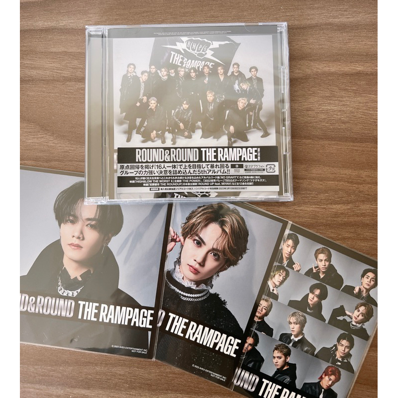 The Rampage 浪配Round & Round 五專初回生産限定盤CD only 川村壱馬