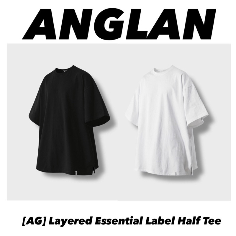 E-fact》現貨ANGLAN🔥Essential Label Half Tee打底層次經典短袖