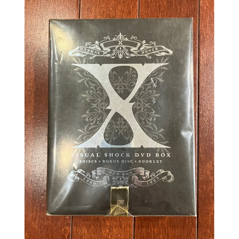 X JAPAN X VISUAL SHOCK DVD BOX 1989~1992（正版全新未拆）