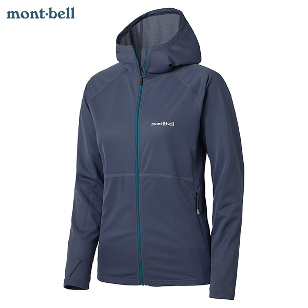 日本【Montbell】COOL FULL ZIP HOODIE WOMEN'S / 女款抗UV連帽外套(三 