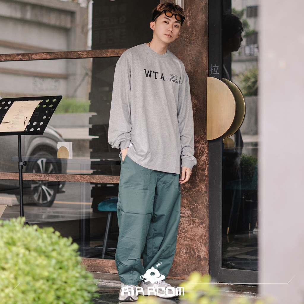 AirRoom【正品】2023SS WTAPS DESIGN 01 LS COTTON COLLEGE LOGO 長T