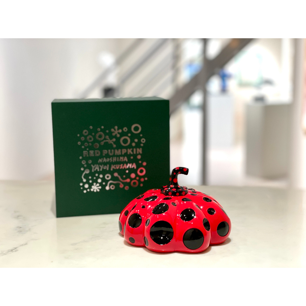 美品】草間彌生 『NAOSHIMA RED PUMPKIN』直島限定 オブジェ | ヤマダ