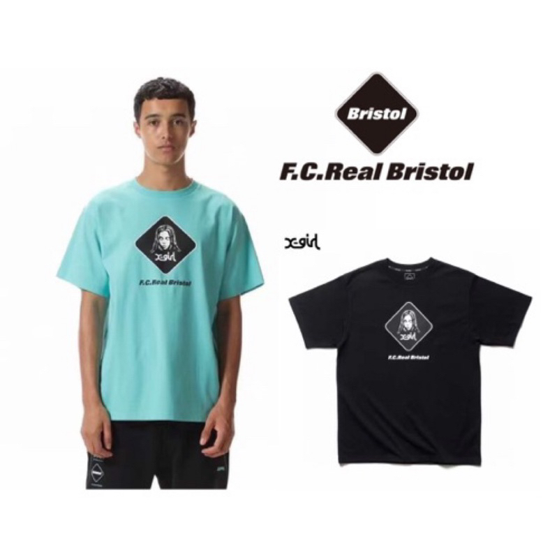 F.C.Real Bristol FCRB 聯名XGIRL TEE 黑人頭潮流短袖T恤潮流| 蝦皮購物