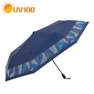 【UV100】防曬 抗UV-晴雨手開傘-普普邊緣(NB23360)