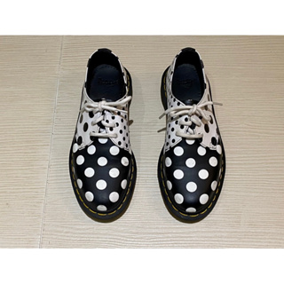 Dr. Martens Meris Polka Dot Shoes in Black