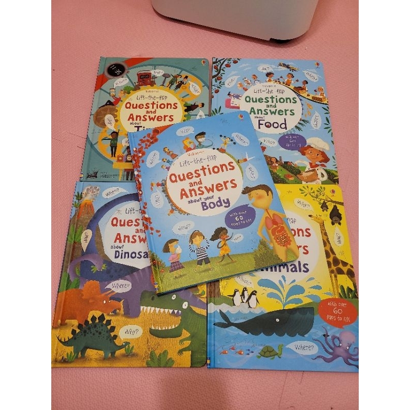 Question And Answers Box Set(Usborne Lift-the-flap 5 Books) | 蝦皮購物