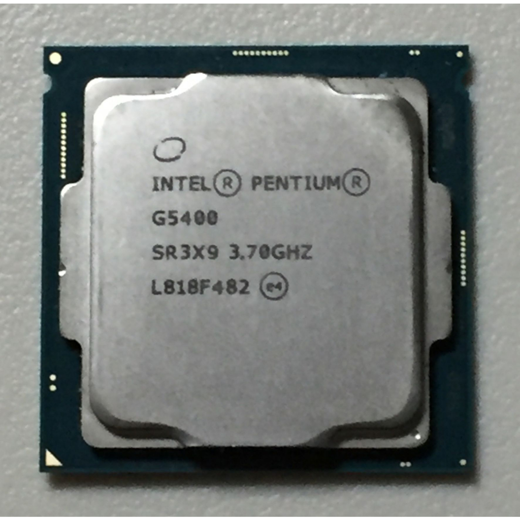 Intel 8代CPU Pentium Gold G5400 (8代-2核4緒-DDR4-送風扇