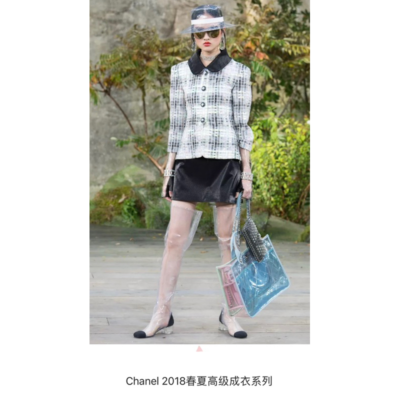 Chanel pvc hot sale