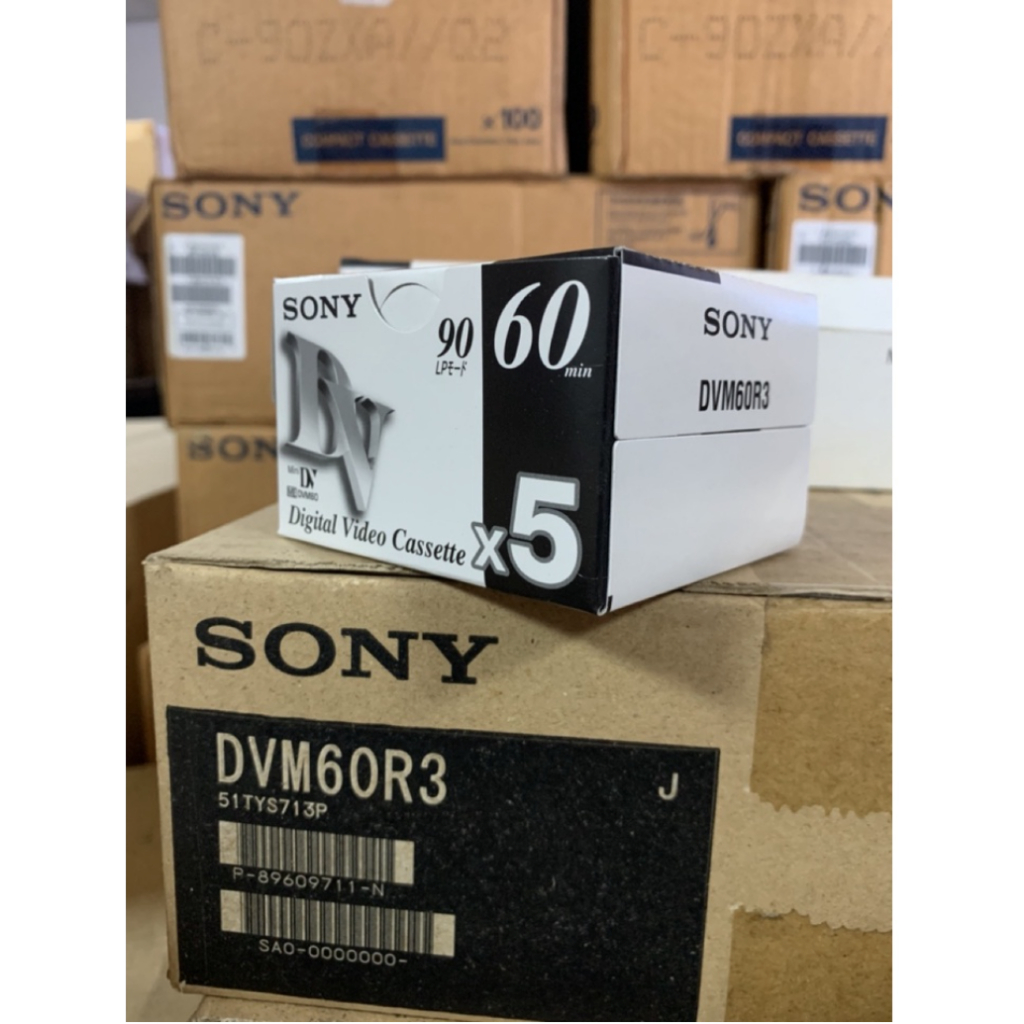 SONY Mini DV數位攝影帶DVM60R3 60分鐘-🎯🎯🎯送SONY原廠清潔帶